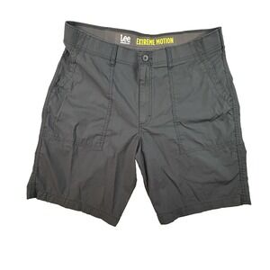 Lee Extreme Motion Performance Shorts Men's 36 Black Stretch Utility SEE DESCRIP